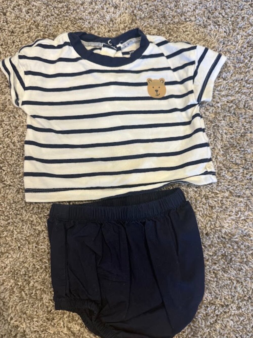 Baby Gap Baby Brannan Two-Piece Striped Set with Bloomers